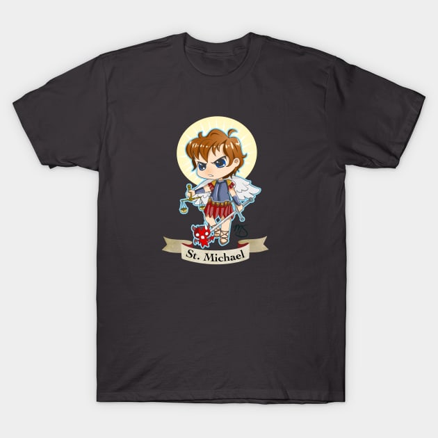 Chibi St. Michael T-Shirt by Megasha